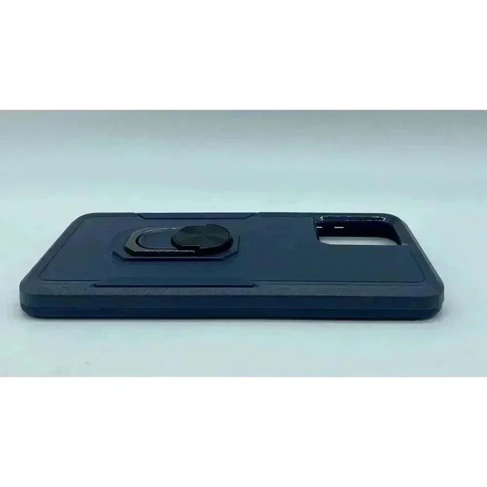 Magnetic‎ Kickstand Case For Motorola Moto G 5G 2022 Blue + 2 Screen Protectors